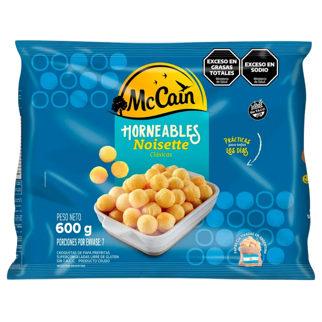 PAPAS NOISETTES MC CAIN 600 GR CAJA 16 UNID