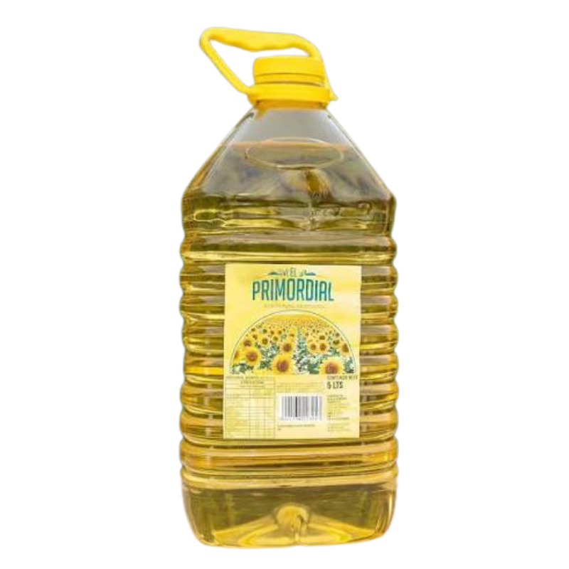ACEITE GIRASOL PRIMORDIAL 5 L BULTO 4 UNID