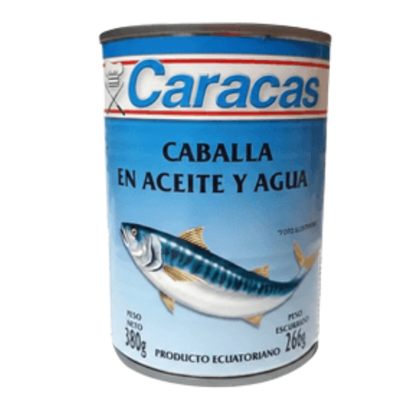 CABALLA AL ACEITE CARACAS 380GRS BULTO 24 UNID