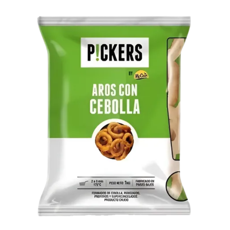 PICKERS MC CAIN AROS DE CEBOLLA 1 KG CAJA 1 UNID