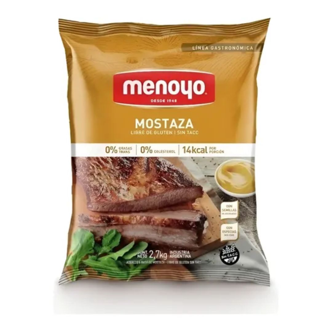 MOSTAZA MENOYO 2700 G CAJAS 4 UNID