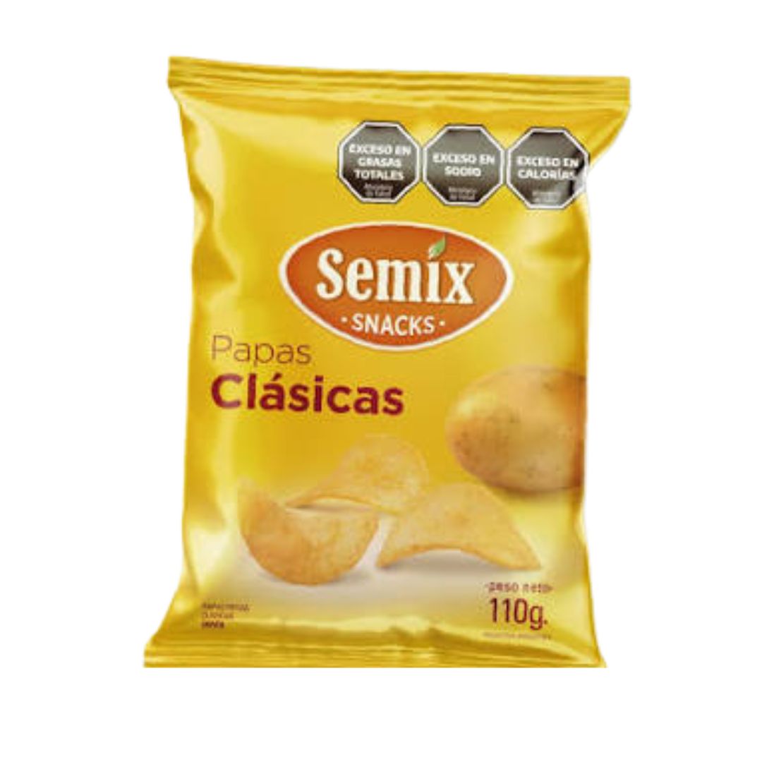 PAPAS CLASICAS SEMIX X 110 GRS CAJA 20 UNID
