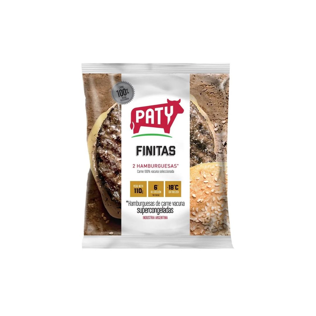 HAMB BOV SC PATY FINITAS 2U X 55 GRS BULTO 36 P