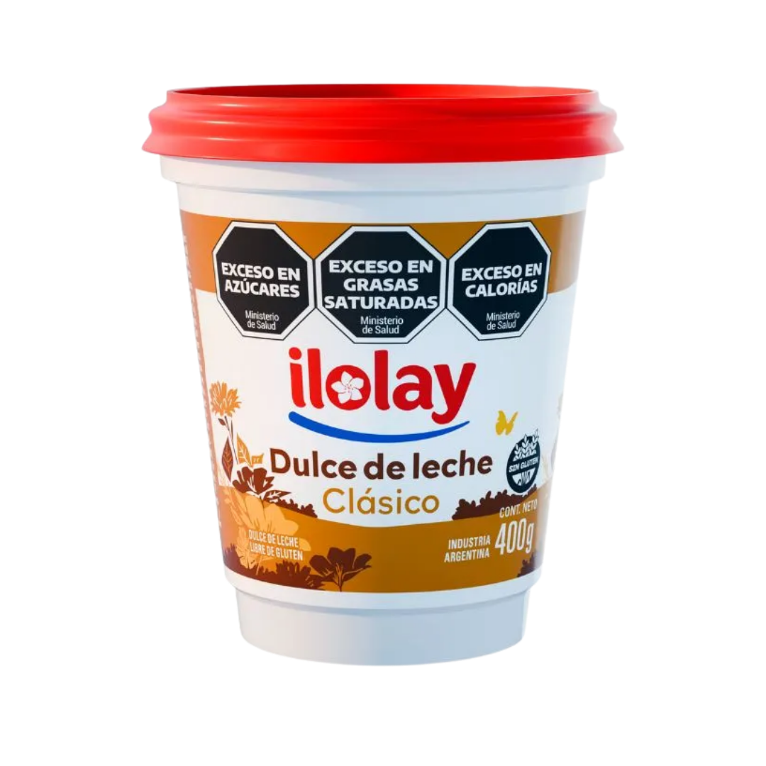 DULCE DE LECHE CLASICO ILOLAY 400GRS BULTO 24 UNID