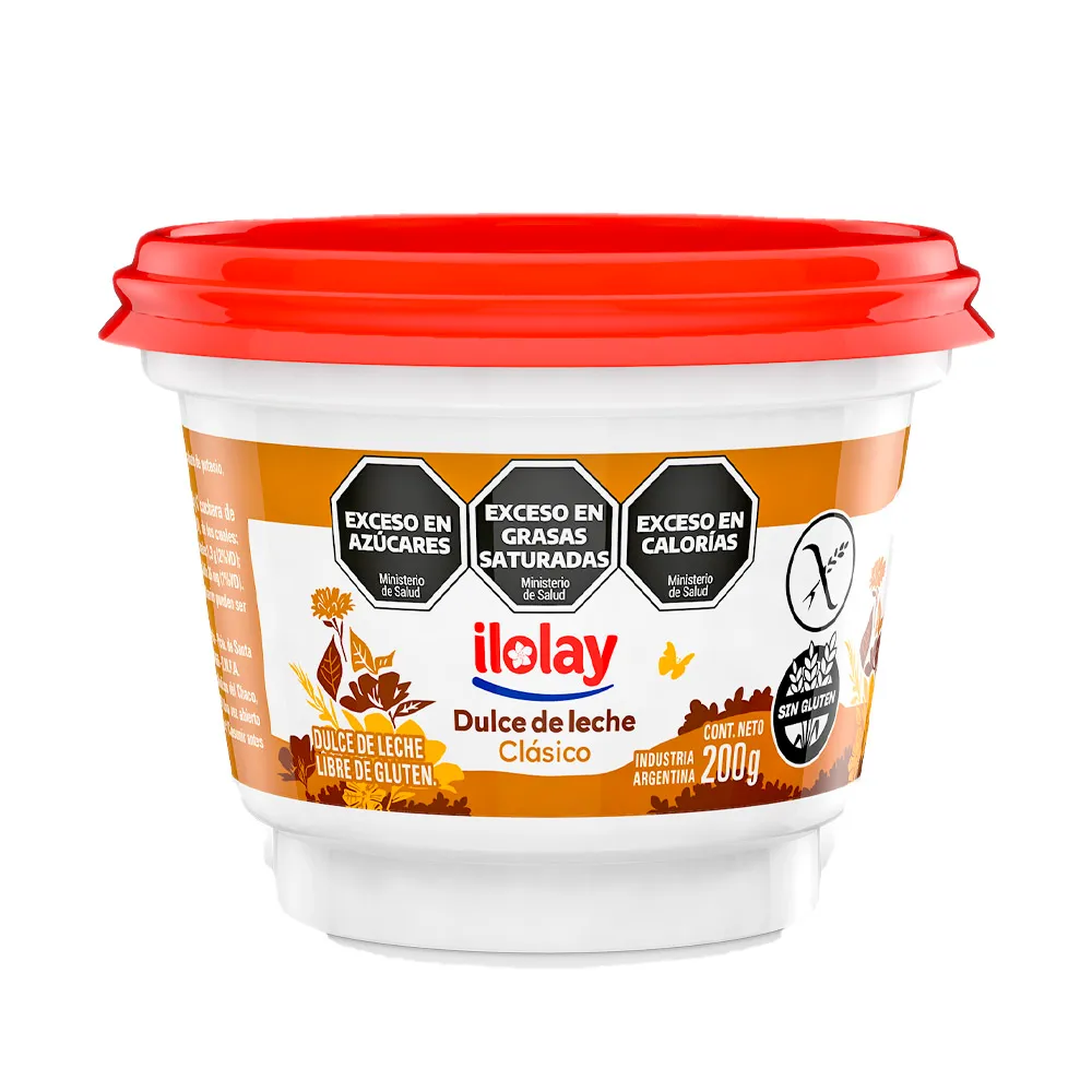 POTE DULCE DE LECHE ILOLAY 200GRS BULTO 24 UNID