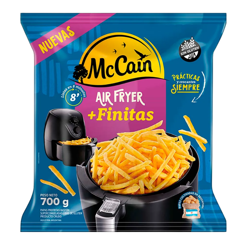 MCCAIN AIRFRYER MAS FINAS 700 GRS CAJA 16 UNID