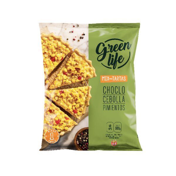 MIX P/TARTA CHOCLO C/CEBOLLA Y PIM GREEN LIFE 500GRS BULTO 18 UNID