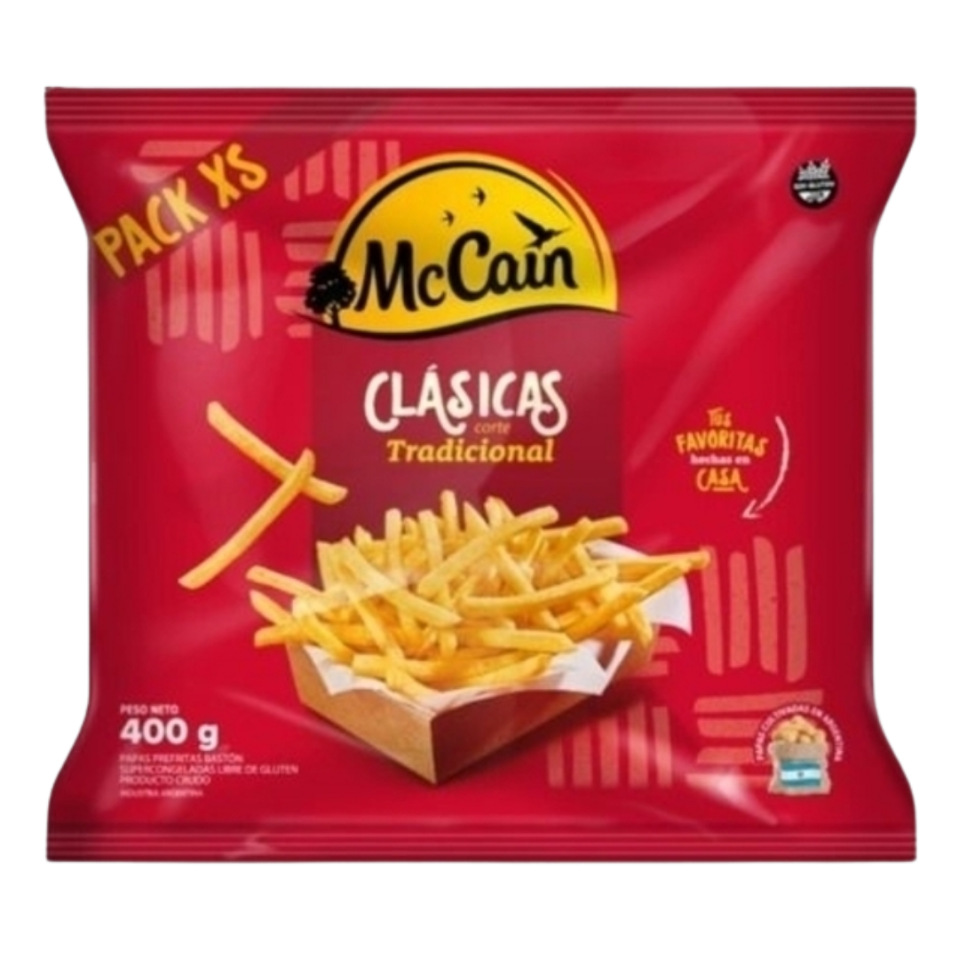 PAPAS CORTE TRAD MC CAIN 400 GR CAJA 20 UNID