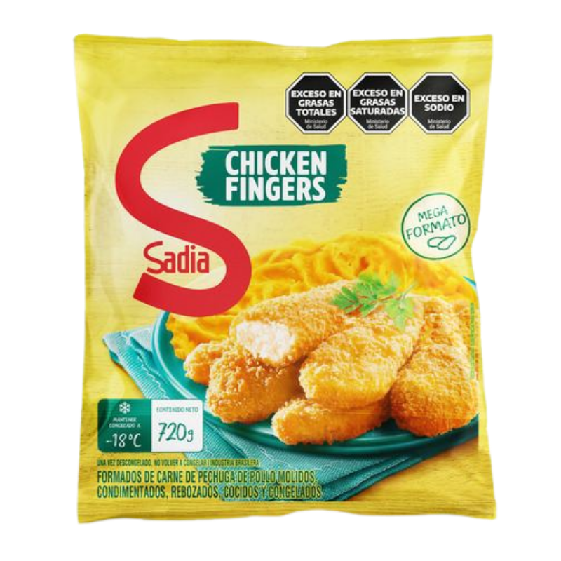 CHICKEN FINGERS EMP CONG PT SADIA 720 GRS BULTO 8 UNID