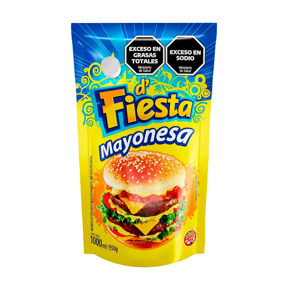 MAYONESA FIESTA 1000 CC. CAJA 8 UNID