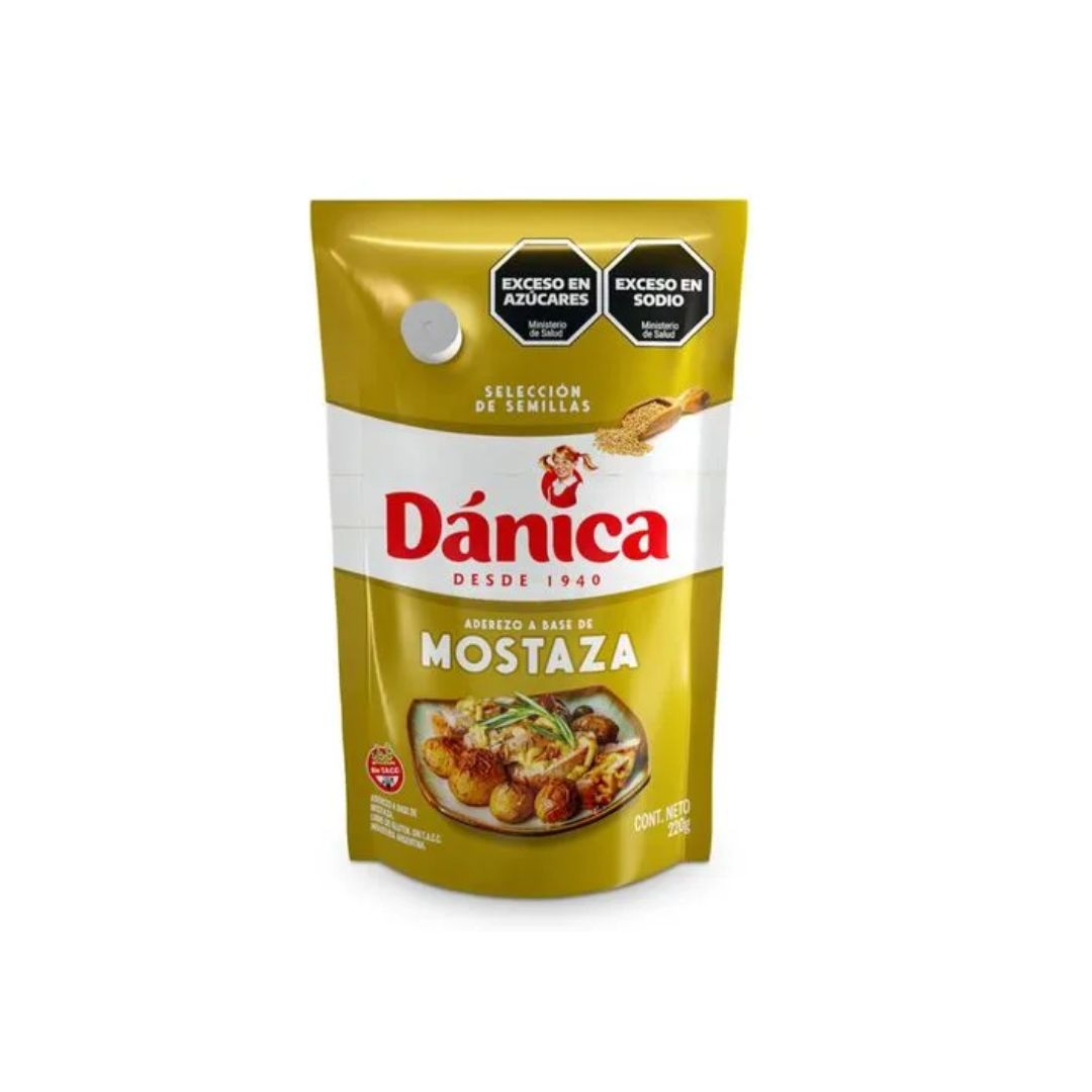 MOSTAZA DANICA 220 GRS CAJA 24 UNID
