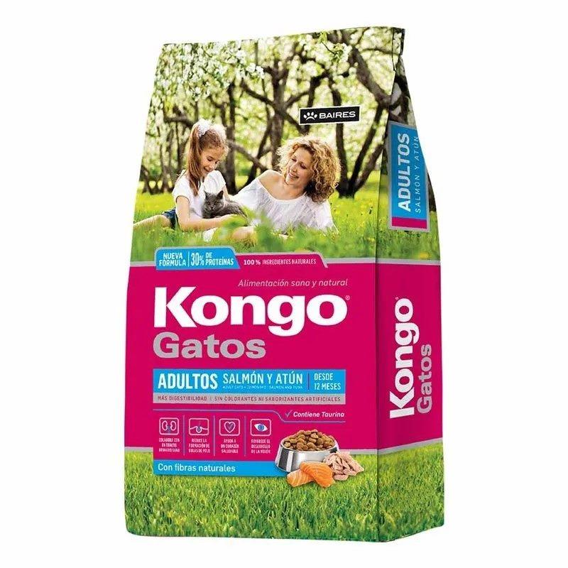 KONGO GATOS NATURAL SALMON Y ATUN X 3 KG
