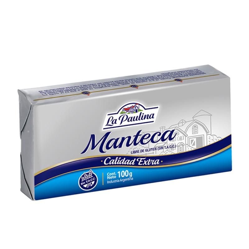 MANTECA PAULINA 100 GRS CAJA 60 UNID