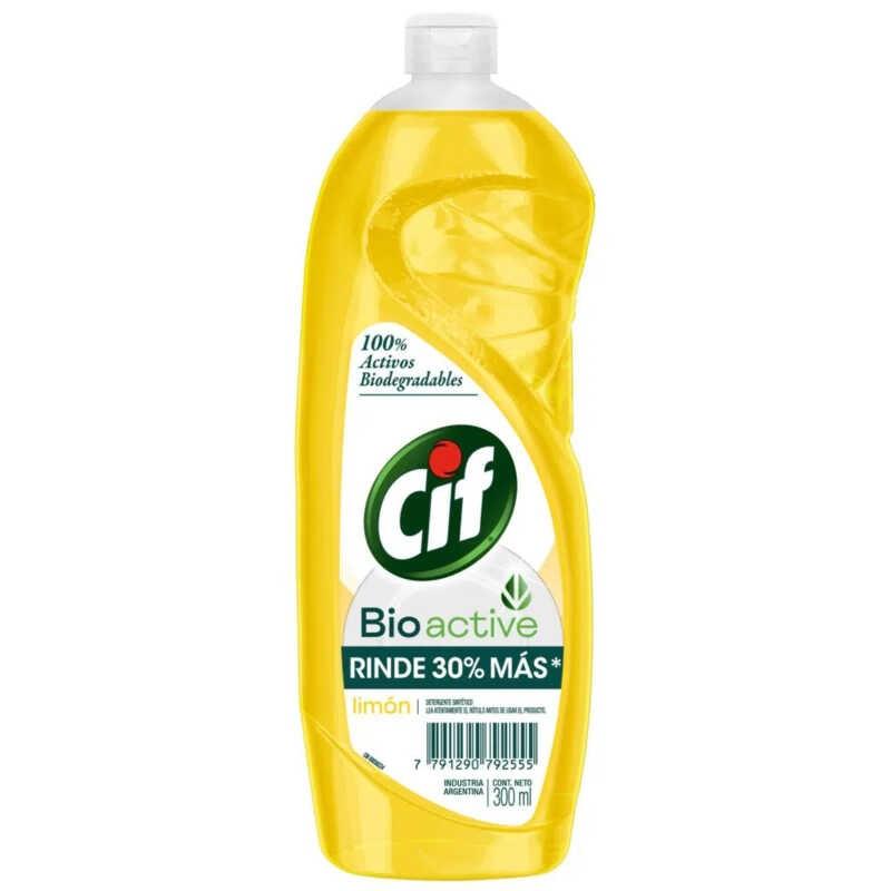 DETERGENTE CIF BIO ATIVE LIMON 300 ML