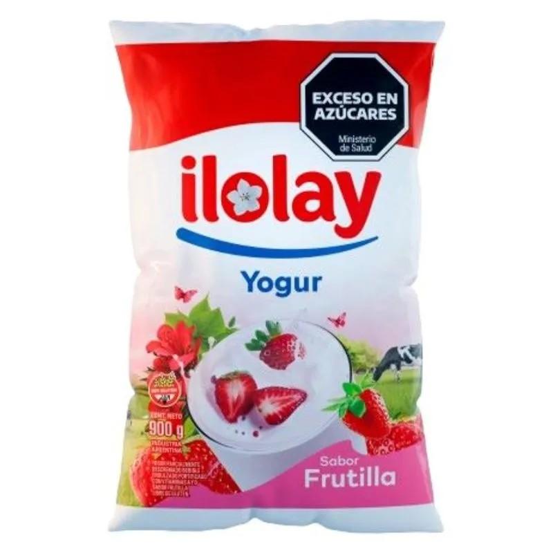 YOGUR SACHET PD FRUTILLA ILOLAY 900GRS CAJA 12 UNID