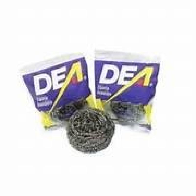 ESPONJA ACERO INOX DEA 20P CAJA 24 UNID