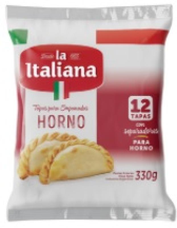 TAPA EMPANADA HORNO LA ITALIANA 30 X 330 GRS