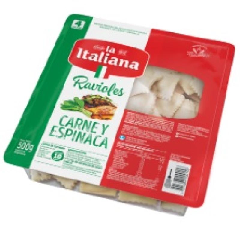 RAVIOLES CARNE Y VERDURA LA ITALIANA 21 X 500 GRS