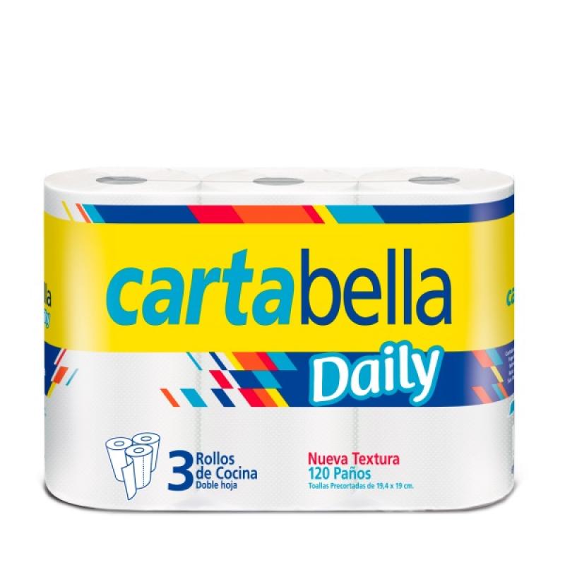 ROLLO COCINA CARTABELLA 10 X 3U BLANCO 40 P