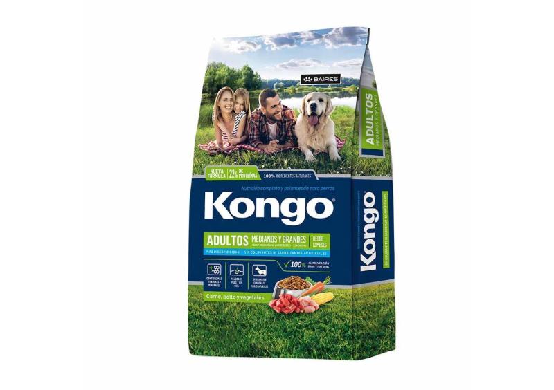 KONGO NATURAL AD MED. Y GRANDES 3 KG